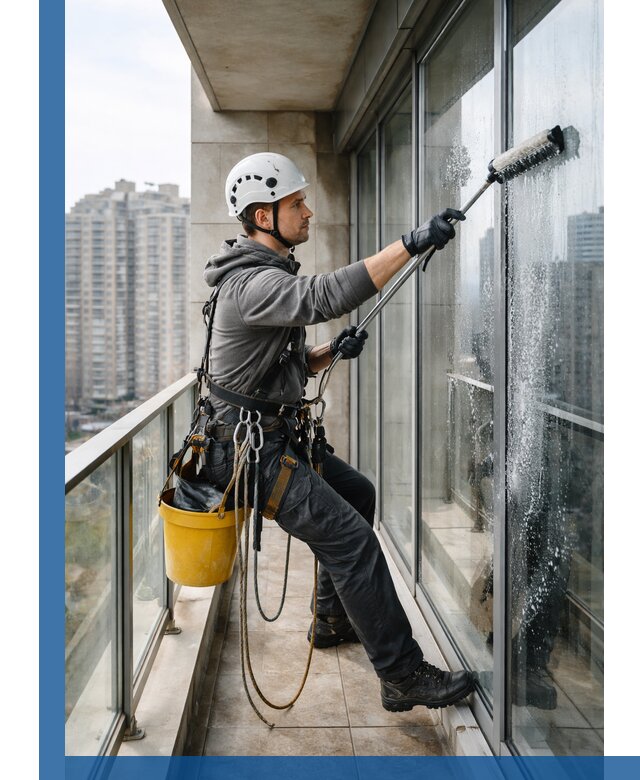 Профессиональная мойка балконного остекления в Урюпинске