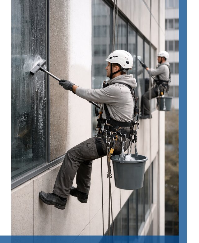 Мойка фасадов зданий в Урюпинске под ключ от 361 р. | ВЫСОТНИК-Рюп