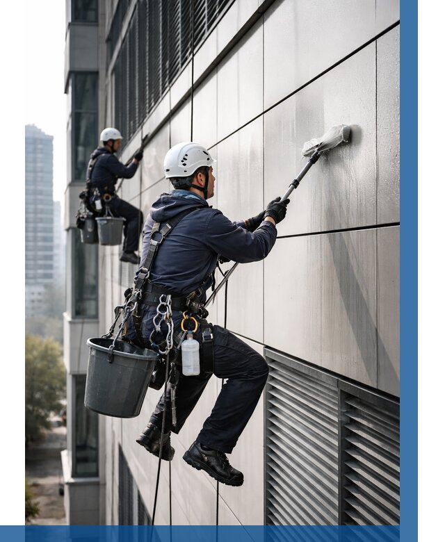 Мойка вентилируемого фасада в Урюпинске от 258 р. | ВЫСОТНИК-Рюп