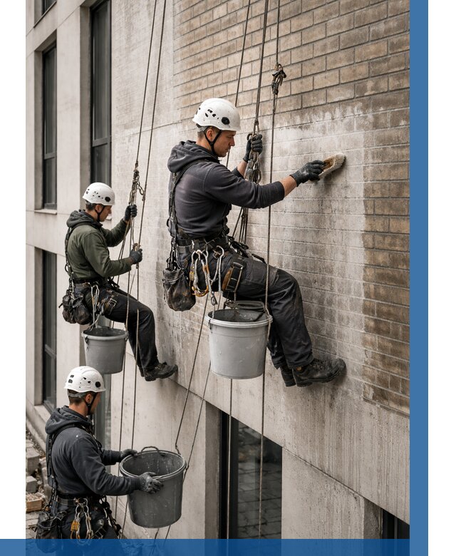 Удаление высолов с фасада в Урюпинске от 258 р. | ВЫСОТНИК-Рюп