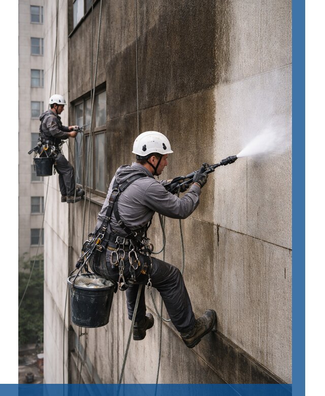 Очистка фасада от копоти в Урюпинске от 258 р. | ВЫСОТНИК-Рюп