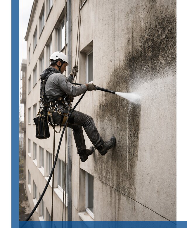 Профессиональная очистка фасадов от плесени в Урюпинске