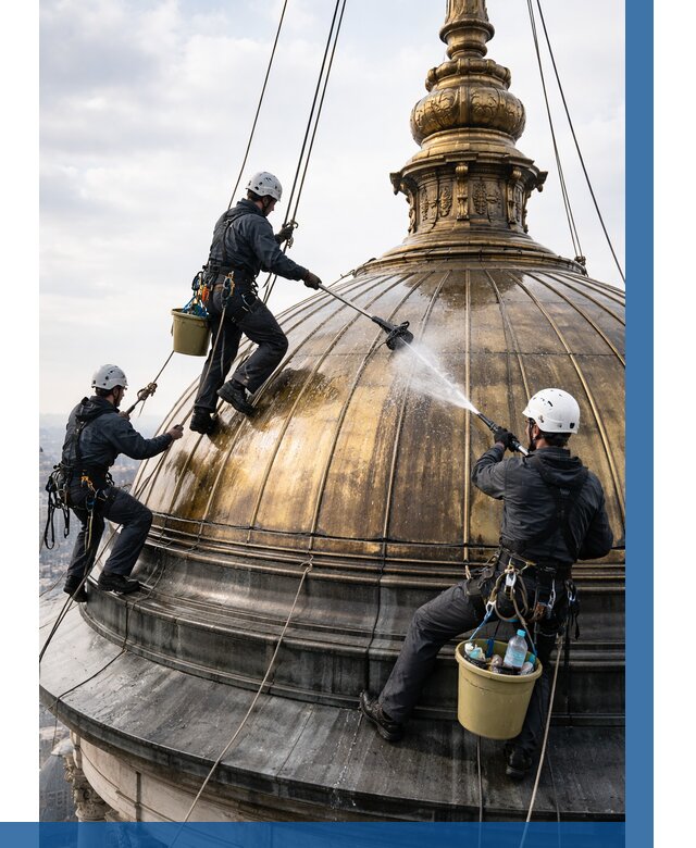 Мойка куполов и шпилей в Урюпинске от 8241 р. - заказать | ВЫСОТНИК-Рюп