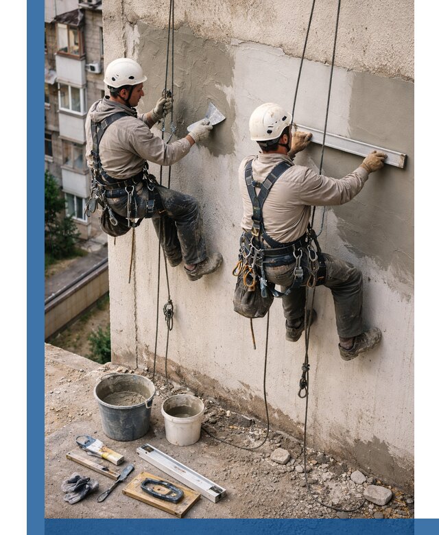 Комплексный ремонт штукатурного фасада с гарантией в Урюпинске