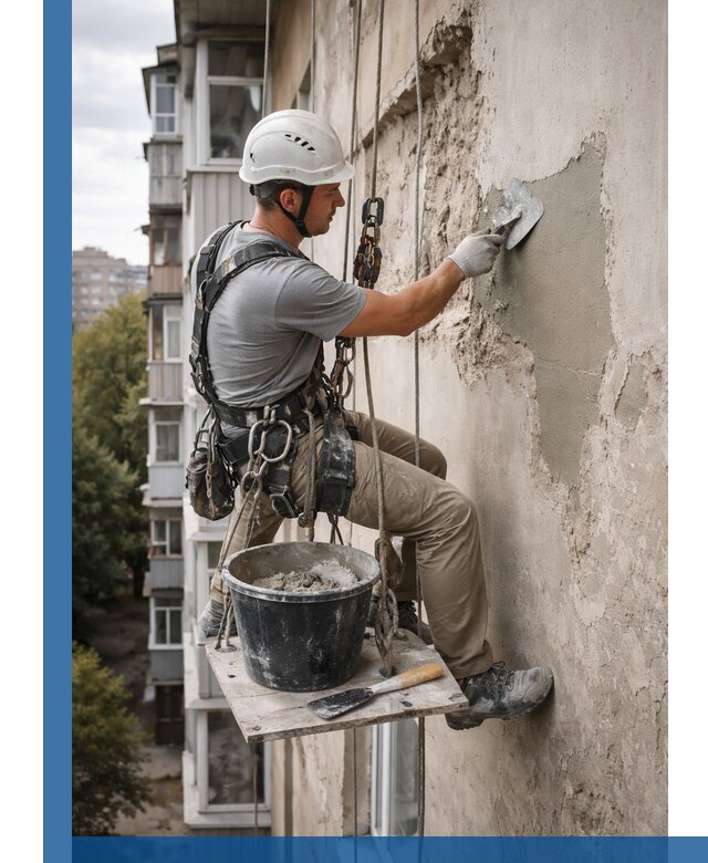 Восстановление фасадной штукатурки в Урюпинске с гарантией качества