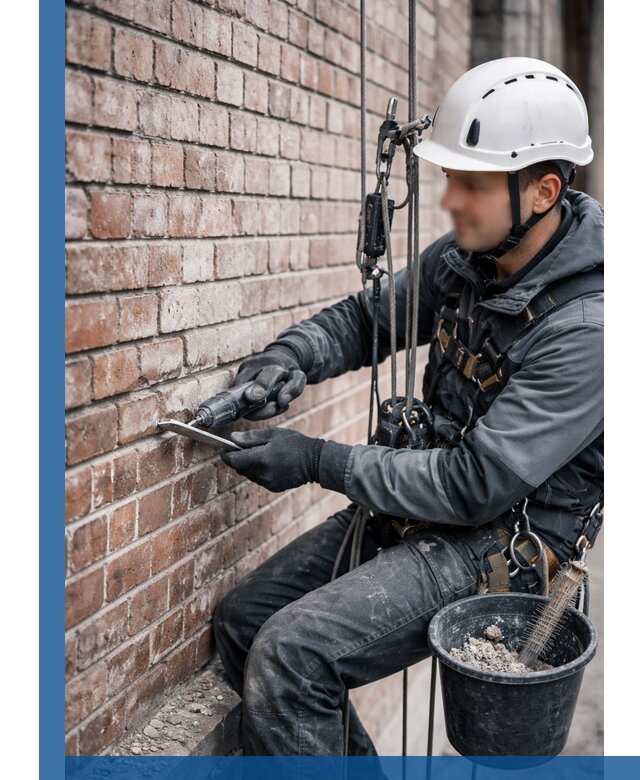 Расшивка кирпичных швов фасадов и стен, ремонт в Урюпинске