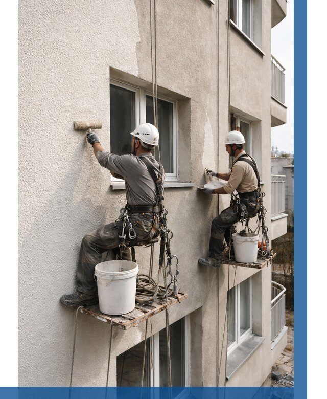 Нанесение короеда на фасад в Урюпинске от 464 р. | ВЫСОТНИК-Рюп