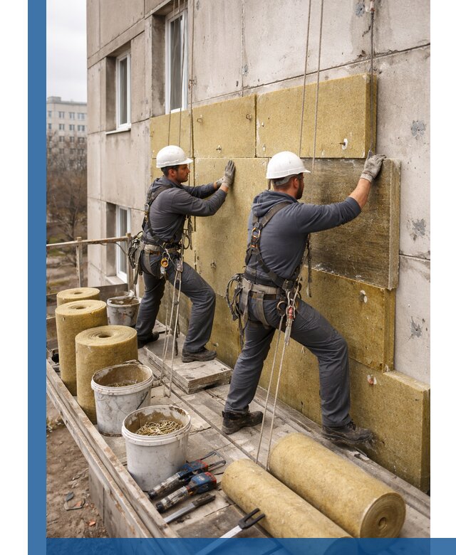 Утепление фасада минватой в Урюпинске под ключ с гарантией