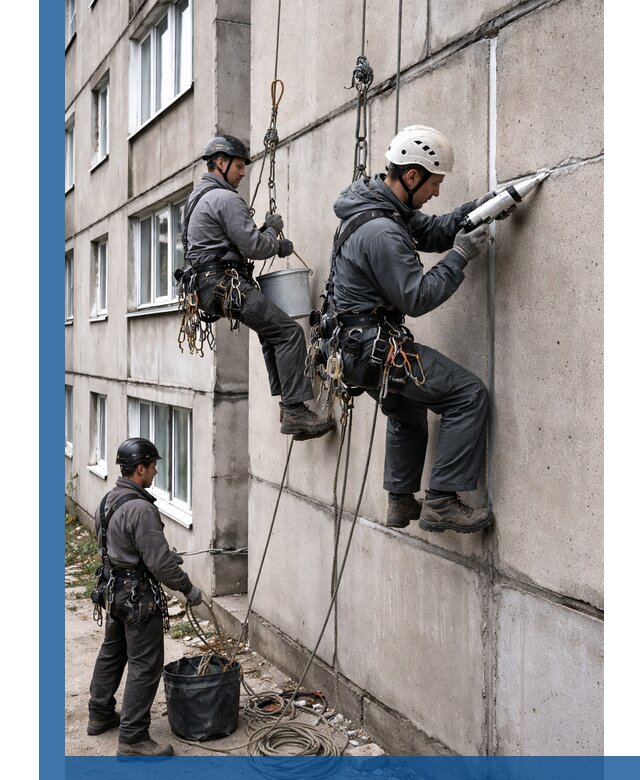 Герметизация межпанельных швов в Урюпинске с гарантией герметичности