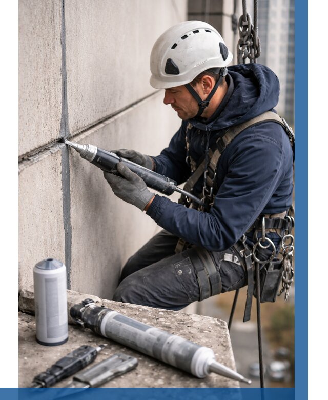 Вторичная герметизация швов в Урюпинске от 464 р. | ВЫСОТНИК-Рюп