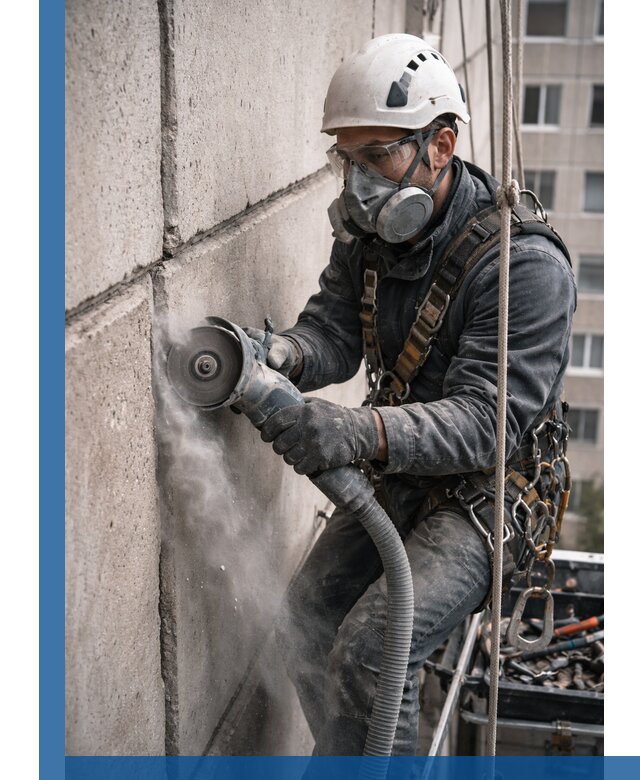 Штробление межпанельных швов в Урюпинске качественно и быстро