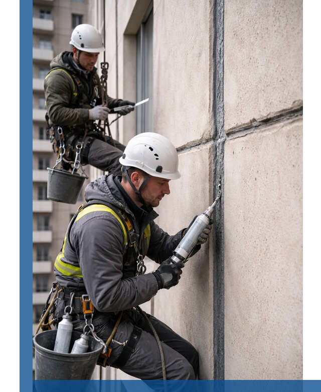 Герметизация деформационных швов фасада в Урюпинске качественно