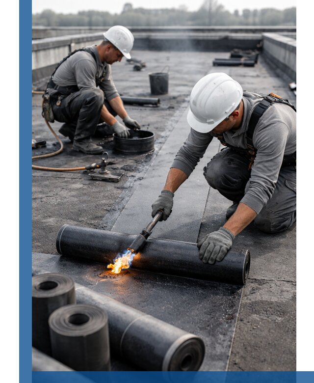 Ремонт рулонной кровли в Урюпинске герметизация и восстановление