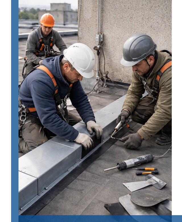 Ремонт кровельных примыканий в Урюпинске профессионально