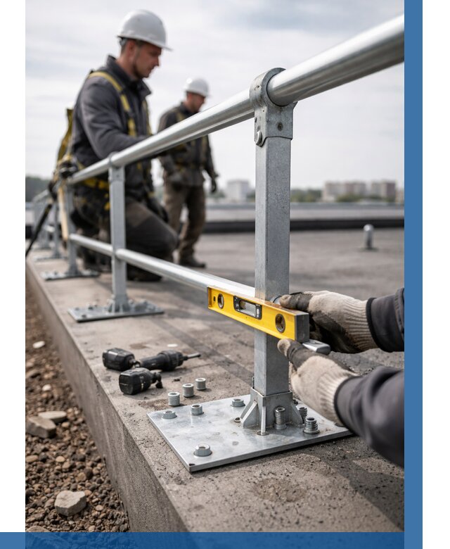 Монтаж кровельного ограждения в Урюпинске от 1236 р. | ВЫСОТНИК-Рюп