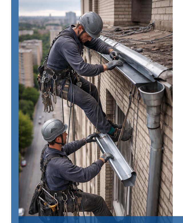 Ремонт водосточных желобов в Урюпинске, быстро и качественно