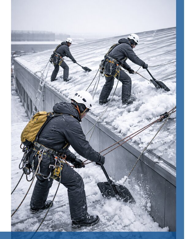 Очистка навесов от снега в Урюпинске от 4635 р. | ВЫСОТНИК-Рюп