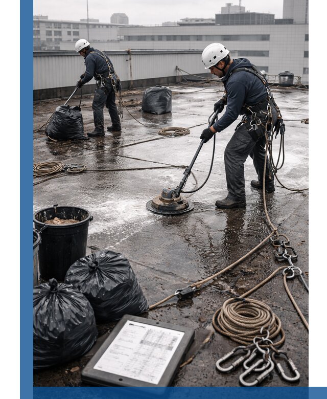 Плановая очистка кровли по графику в Урюпинске для безопасности