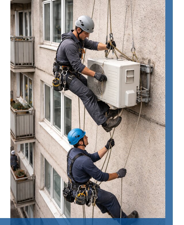 Перенос внешнего блока кондиционера в Урюпинске от 9271 р.| ВЫСОТНИК-Рюп