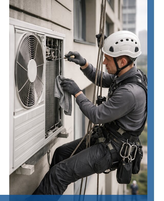 Обслуживание внешнего блока кондиционера в Урюпинске от 2781 р.ВЫСОТНИК-Рюп