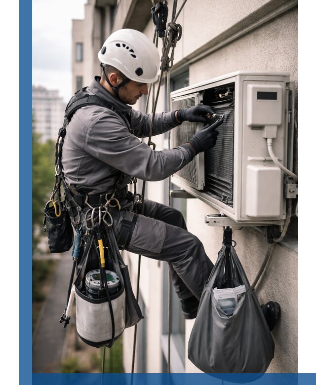 Обслуживание внешнего блока кондиционера в Урюпинске профессионально