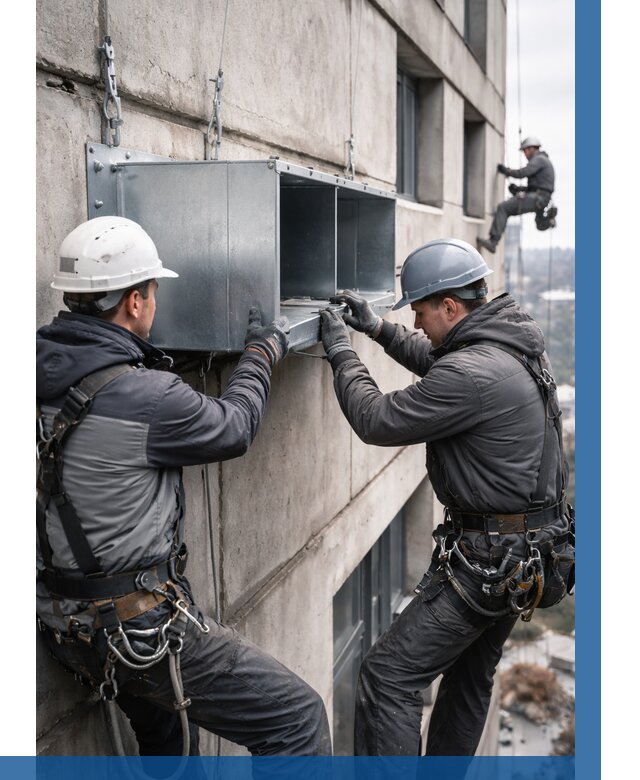 Монтаж вентиляционных коробов в Урюпинске от 3090 р. | ВЫСОТНИК-Рюп