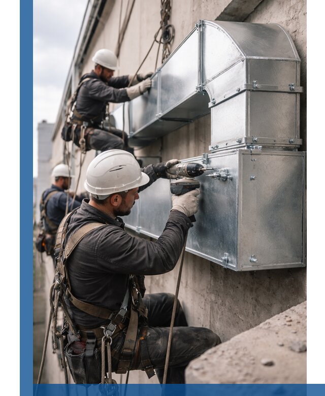 Профессиональный монтаж вентиляционных коробов в Урюпинске под ключ