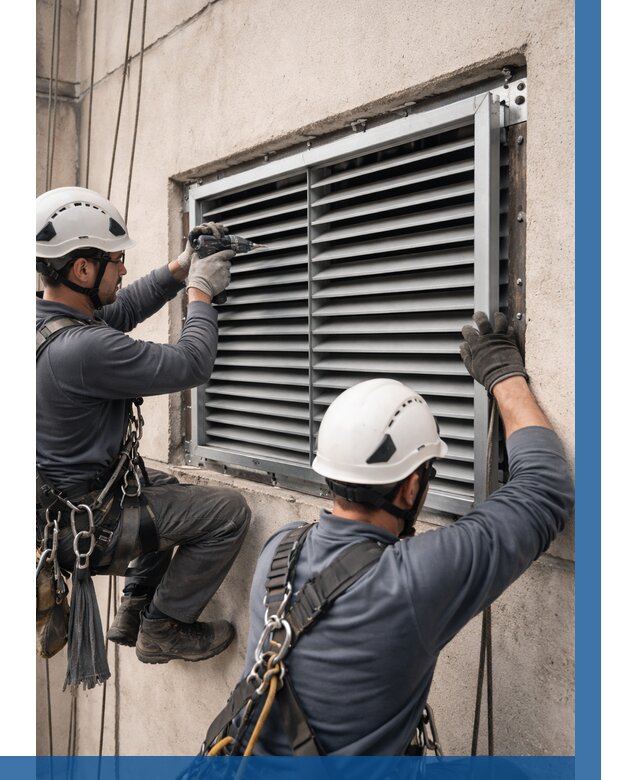 Монтаж вентиляционных решеток в Урюпинске от 4635 р. | ВЫСОТНИК-Рюп