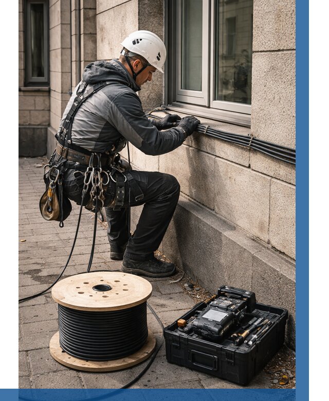 Прокладка оптоволоконного кабеля в Урюпинске от 824 р. | ВЫСОТНИК-Рюп