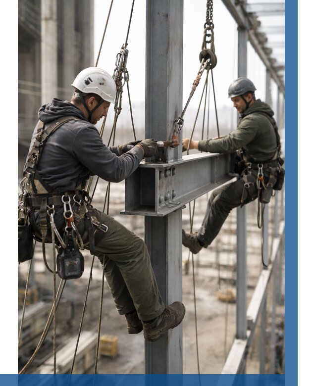 Монтаж металлоконструкций на высоте в Урюпинске от 3605 р. | ВЫСОТНИК-Рюп