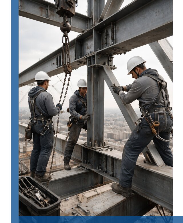 Профессиональный монтаж металлоконструкций на высоте в Урюпинске