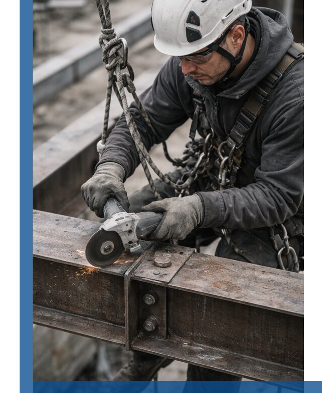 Резка металла на высоте в Урюпинске для зданий и конструкций