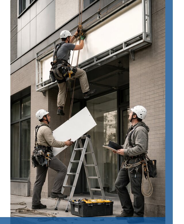 Монтаж светового короба в Урюпинске от 6696 р. | ВЫСОТНИК-Рюп