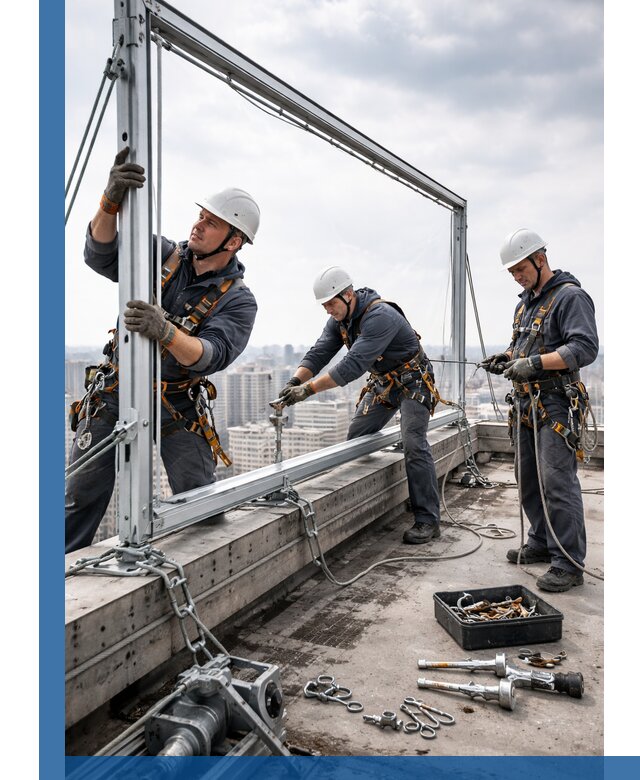 Монтаж крышных рекламных конструкций под ключ в Урюпинске