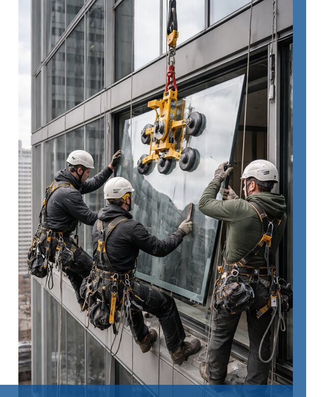 Фасадное остекление зданий под ключ в Урюпинске от 10301 р. | ВЫСОТНИК-Рюп