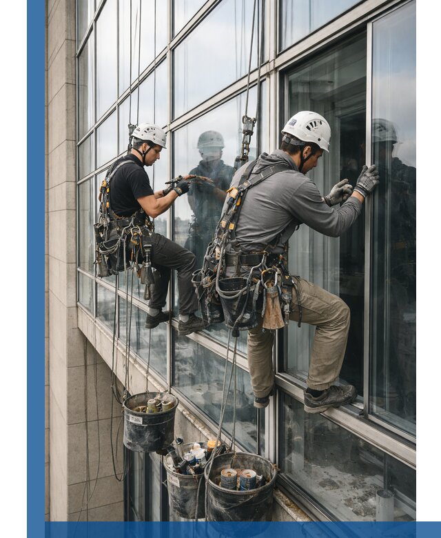 Ремонт витражных конструкций и фасадного остекления в Урюпинске