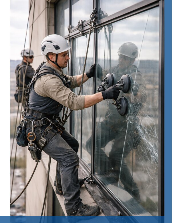 Замена стекла в витраже в Урюпинске под ключ от 8756 р. | ВЫСОТНИК-Рюп