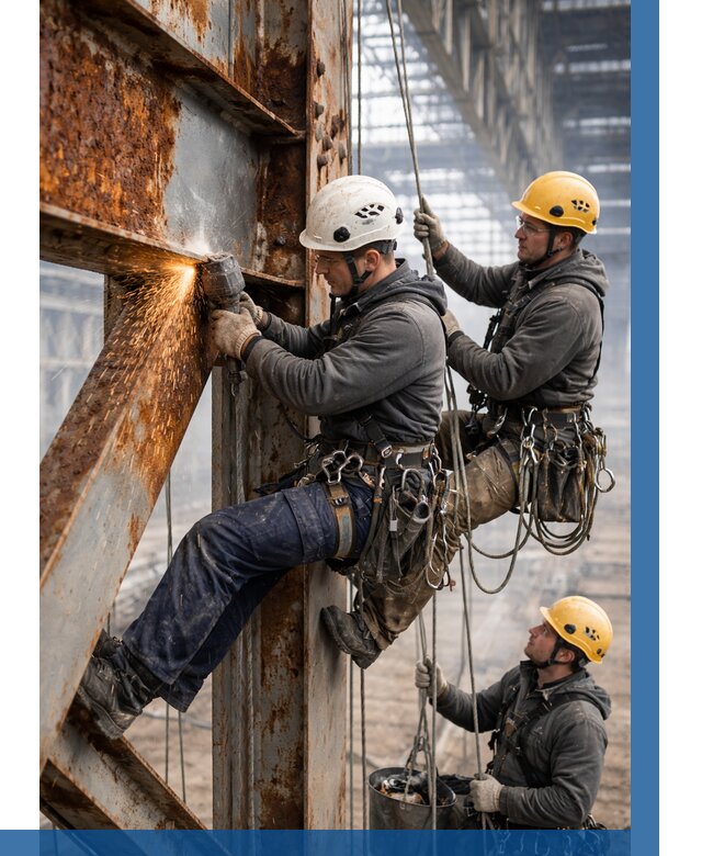 Зачистка металла от ржавчины в Урюпинске от 361 р. | ВЫСОТНИК-Рюп