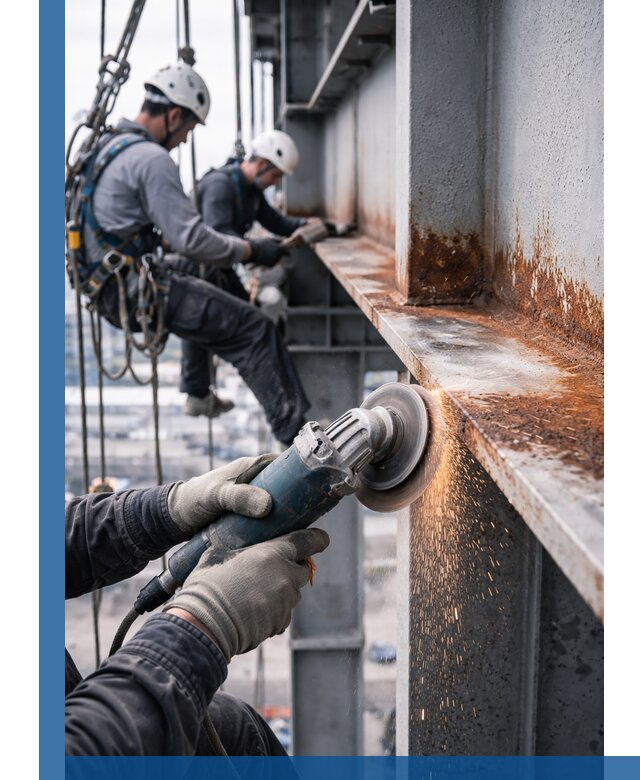 Зачистка металла от ржавчины и подготовка поверхностей в Урюпинске