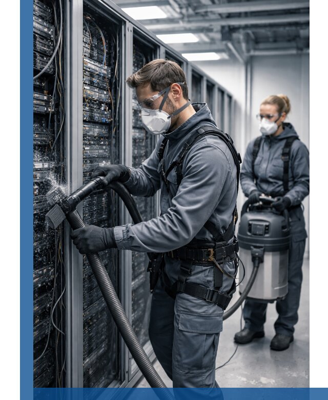 Обеспыливание серверной комнаты в Урюпинске, профессиональная очистка