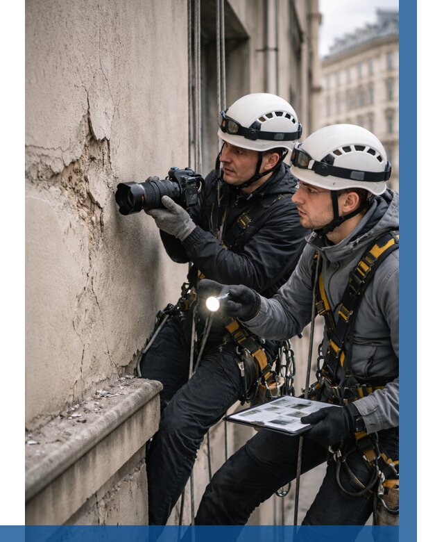 Фотофиксация дефектов фасада в Урюпинске от 4635 р. | ВЫСОТНИК-Рюп