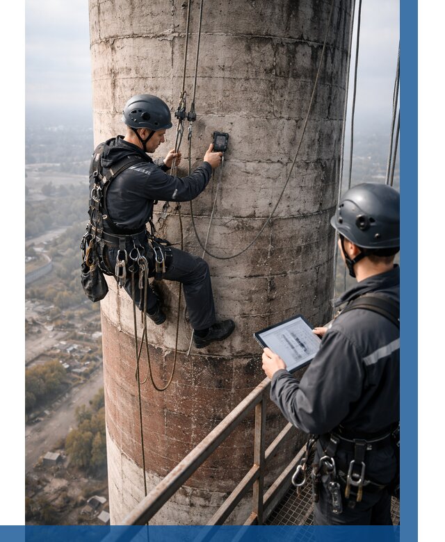 Обследование дымовой трубы в Урюпинске от 8241 р. | ВЫСОТНИК-Рюп