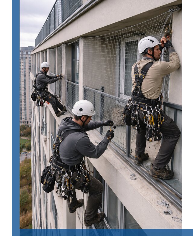 Профессиональный монтаж защитной сетки от птиц в Урюпинске